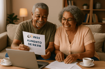 Aumento de R$318 em Benefícios do INSS