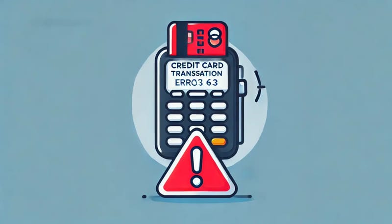 Erro 63 no Cartão de Crédito: Soluções e Prevenção