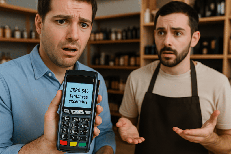 Erro S46 no Cartão de Crédito: Como resolver isso? Entenda!