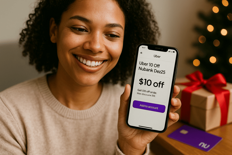 Uber 10 Off Nubank Dez25: Economize na Sua Corrida