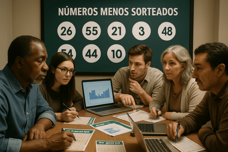 Números Menos Sorteados na Mega-Sena: Aproveite a Sorte