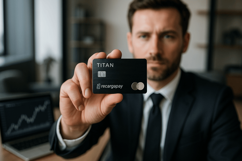 Novo Cartão Titan Recargapay Black: Benefícios e Vantagens