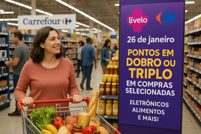 Promoção Livelo Mercado Carrefour: Acumule Pontos!
