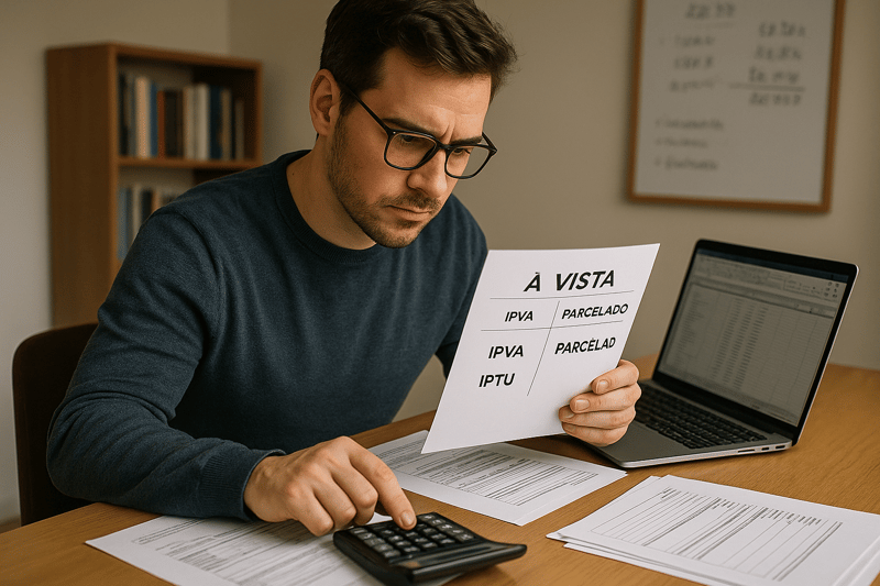 Pagamento à Vista: A Melhor Opção para IPVA e IPTU