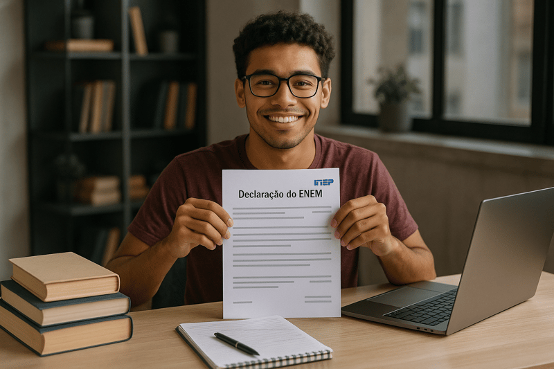 Inep: Declaração do ENEM Está Disponível para Pré-Matrícula