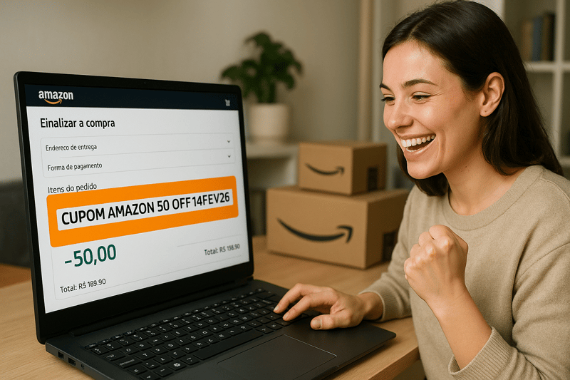 Cupom Amazon 50 Off 14Fev26: Economize Agora!