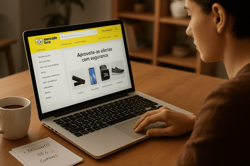 Avaliação de Compras e Descontos no Mercado Livre