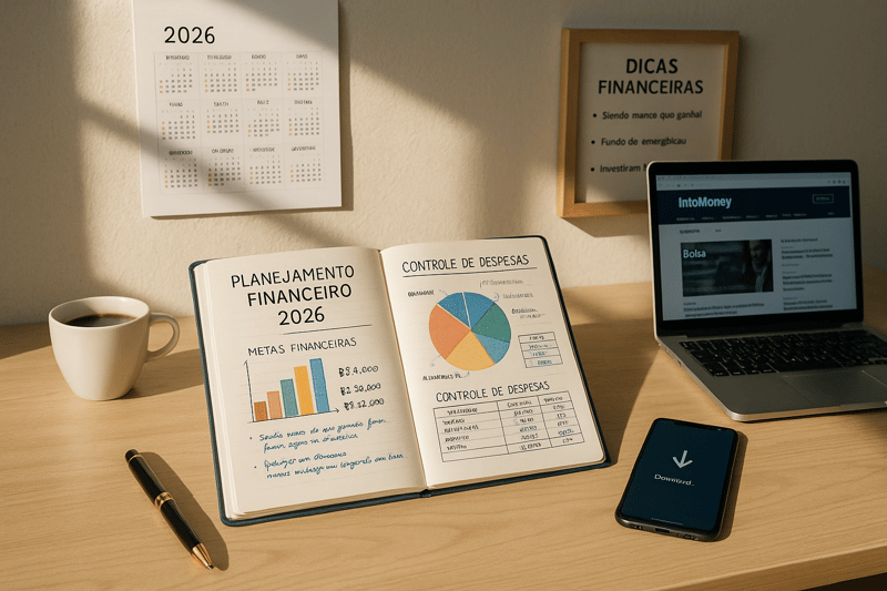 Infomoney: Aproveite o Planner Financeiro 2026 Grátis!