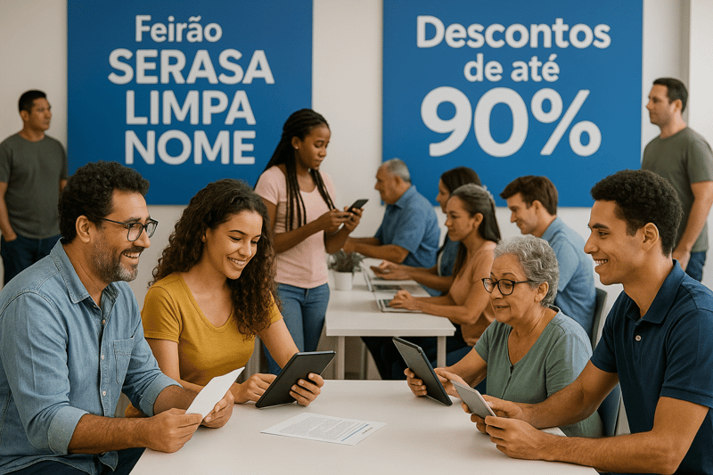 Feirão Serasa Limpa Nome: Descontos em Dívidas