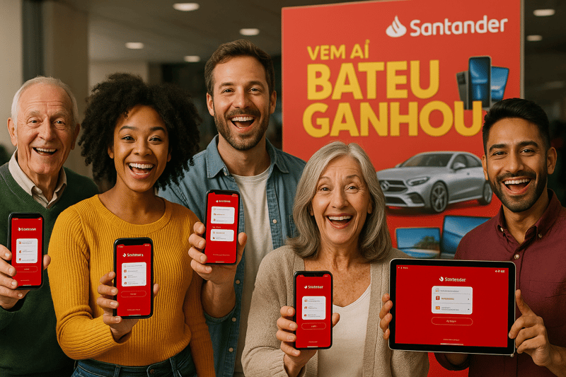 Vem Aí Bateu Ganhou Santander: Prêmios Incríveis Esperam