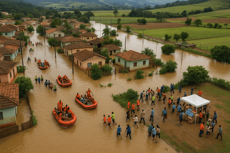Governo acelera benefícios para cidades atingidas por chuvas em MG