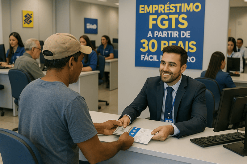 Empréstimo FGTS: Crédito a Partir de 30 Reais