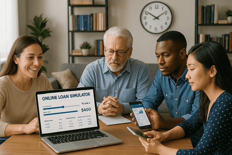 Simuladores Online: 51% Usam Antes de Empréstimo