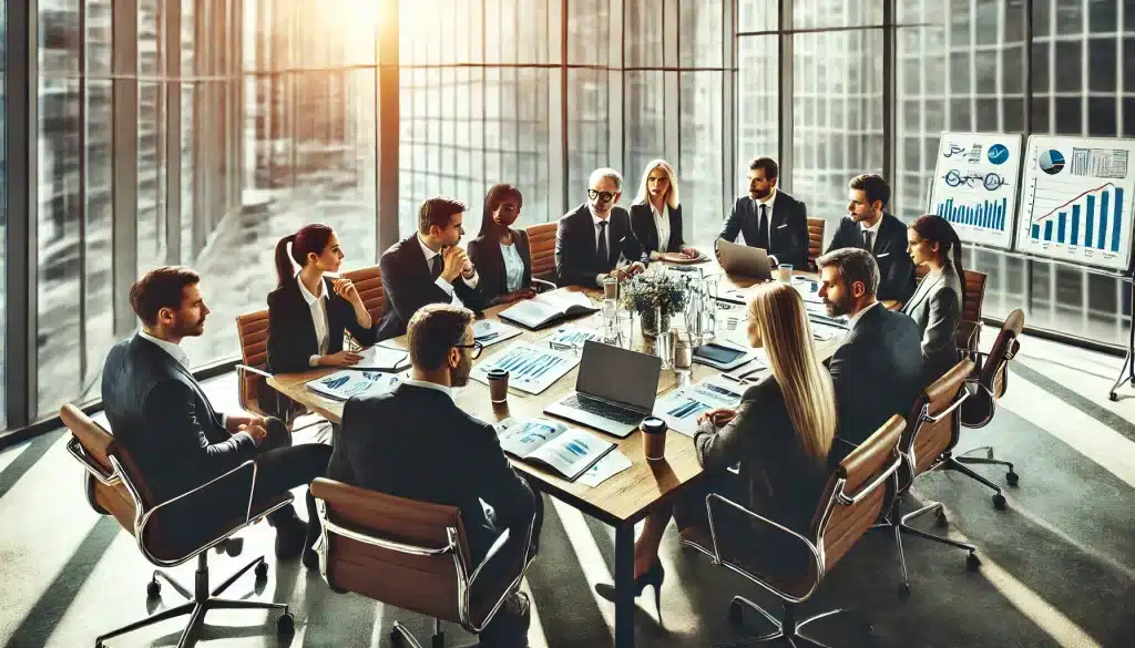 Reunião de Negócios: Alinhe Objetivos e Decisões