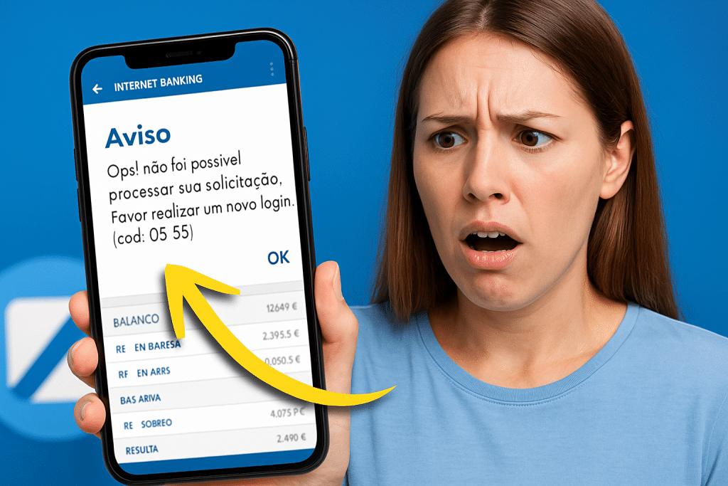 Código 05 55 Caixa: O que significa e como resolver! [2025]