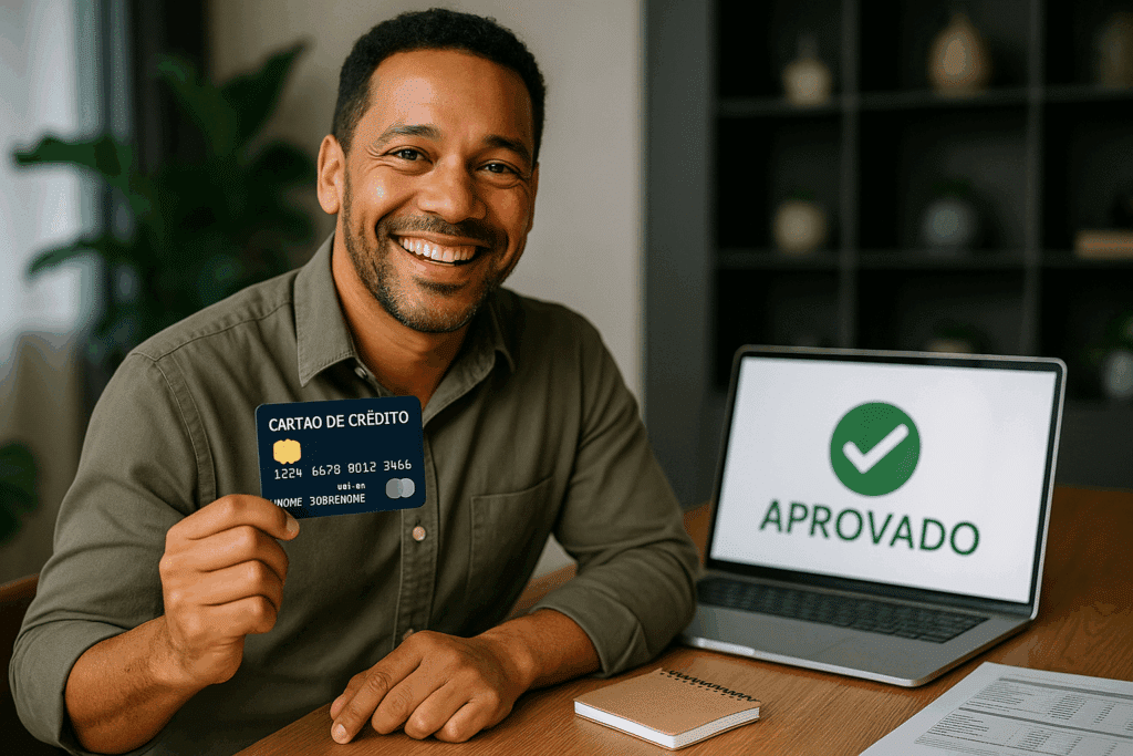 Cartão de crédito limite 5 mil para negativado