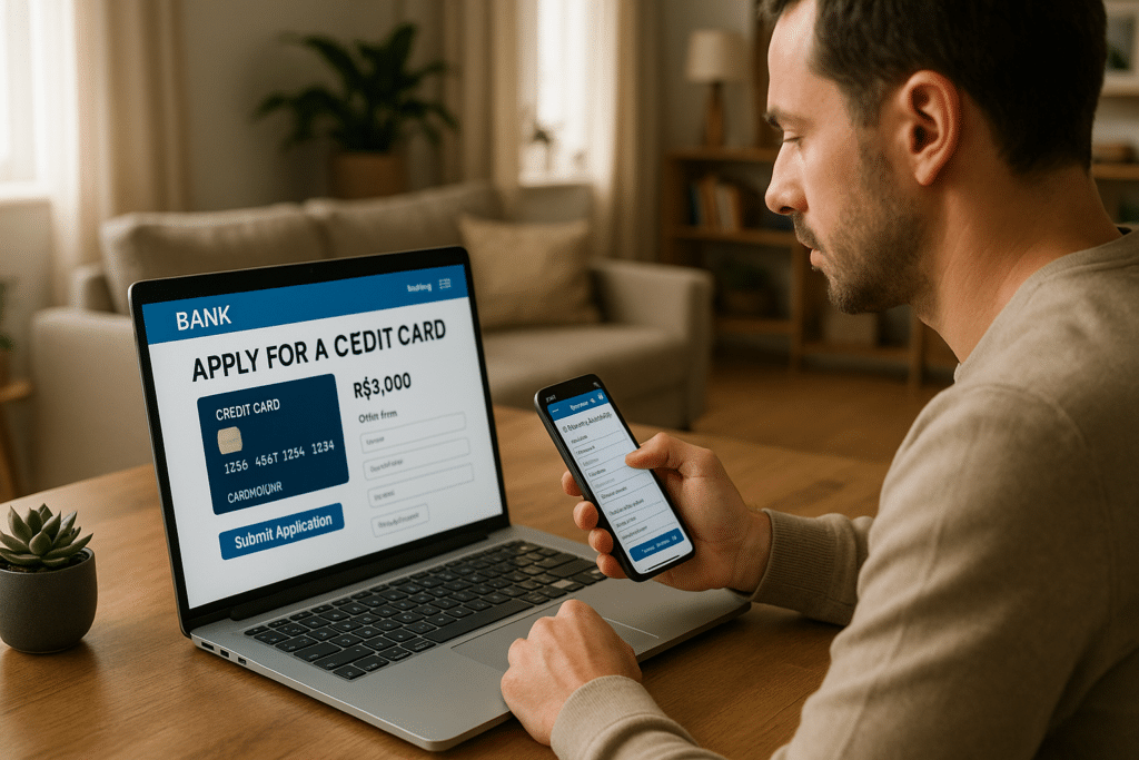 Cartão de Crédito: Limite de 3000 Mil