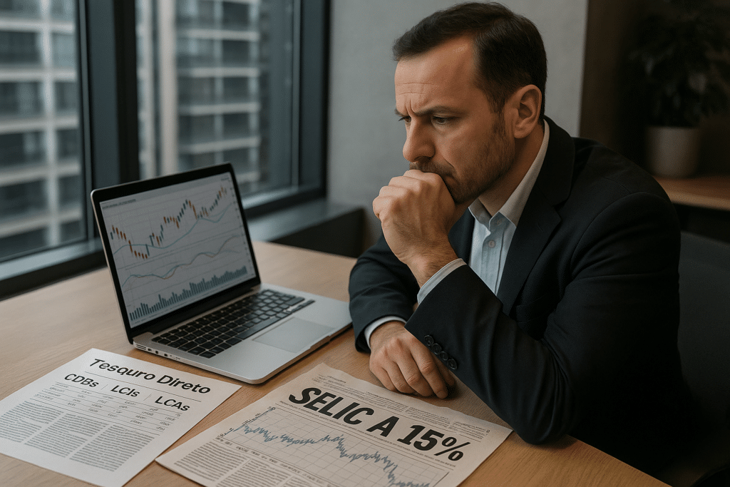 Selic em 15%: Investimentos para Juros Altos