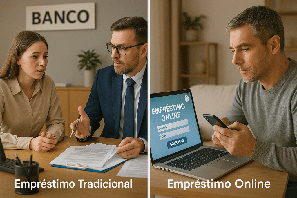 Empréstimo: Tradicional ou Online? Descubra o Melhor