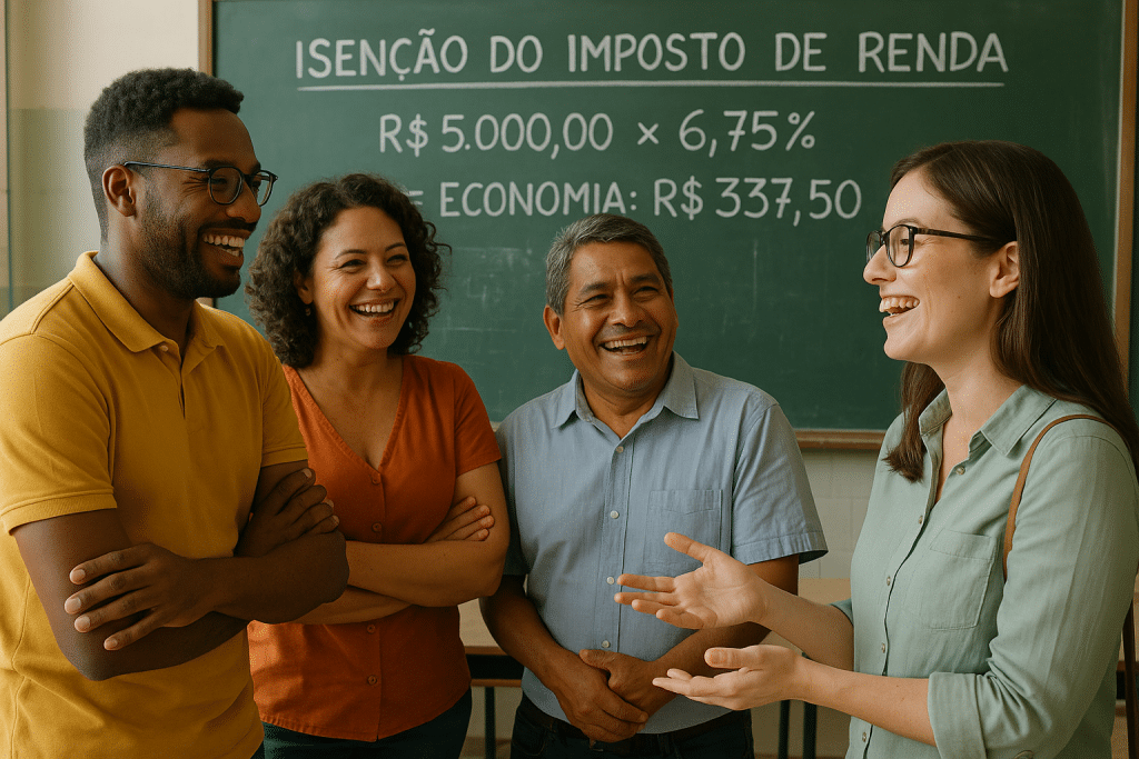 Isenção de Imposto de Renda para Professores até R$ 5 mil
