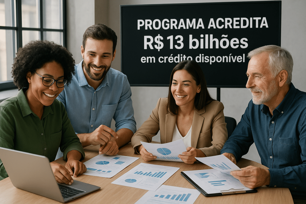Programa Acredita: Crédito de R$ 13 bilhões para empresas