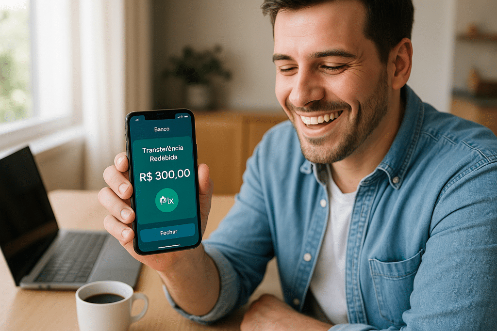 Empréstimo de 300 Reais Imediato Via Pix