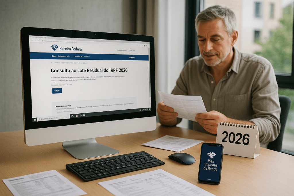 Receita Libera Consulta ao Lote Residual do IRPF 2026