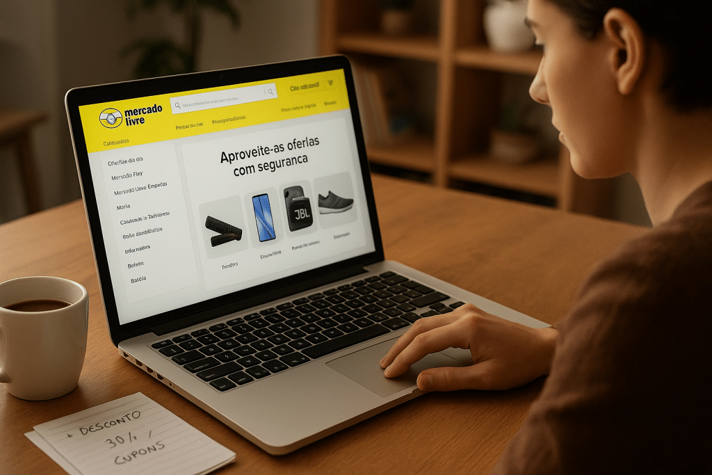 Avaliação de Compras e Descontos no Mercado Livre
