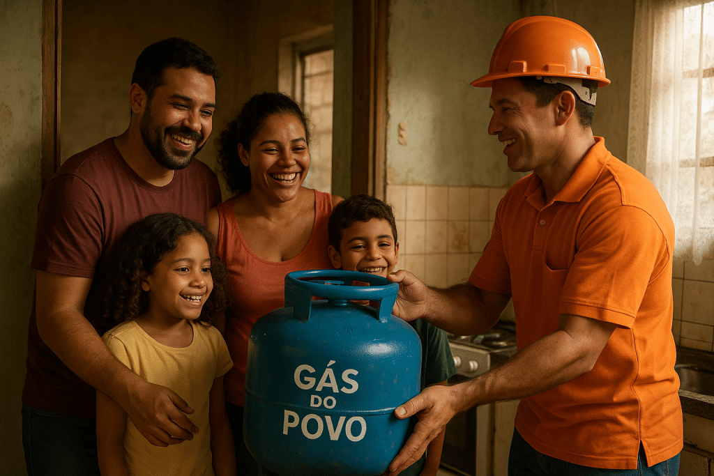 Gas do Povo: Recarga Liberada para 45 Milhões de Famílias