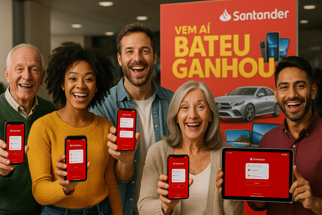 Vem Aí Bateu Ganhou Santander: Prêmios Incríveis Esperam