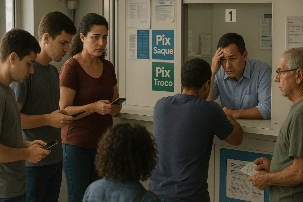 Suspensão de Pix Saque e Troco nas Lotéricas