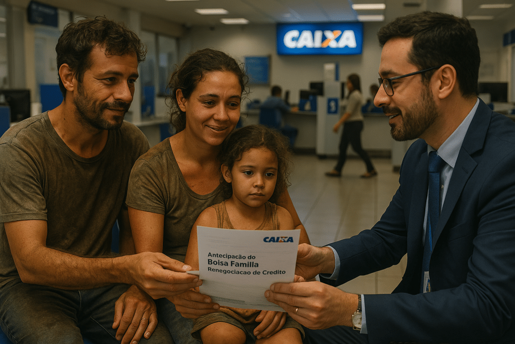 Caixa Antecipa Bolsa Família e Renegocia Crédito Após Enchentes