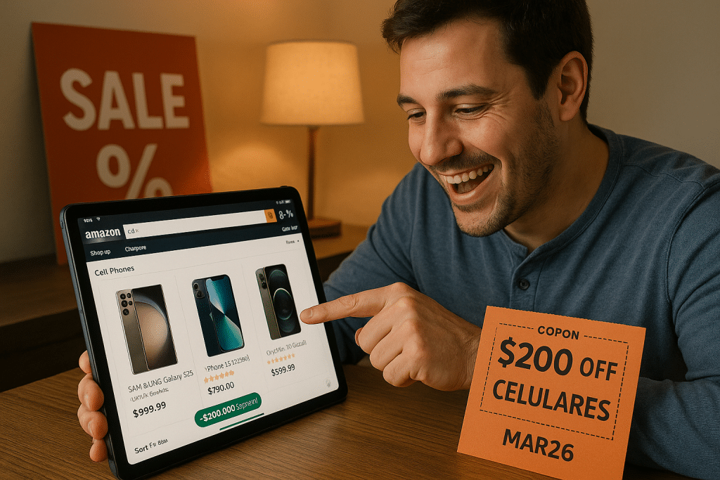 Cupom Amazon 200Off Celulares Mar26: Economize Já!