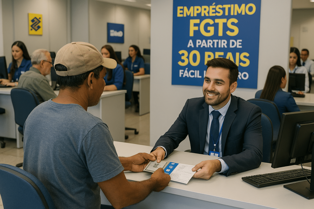Empréstimo FGTS: Crédito a Partir de 30 Reais