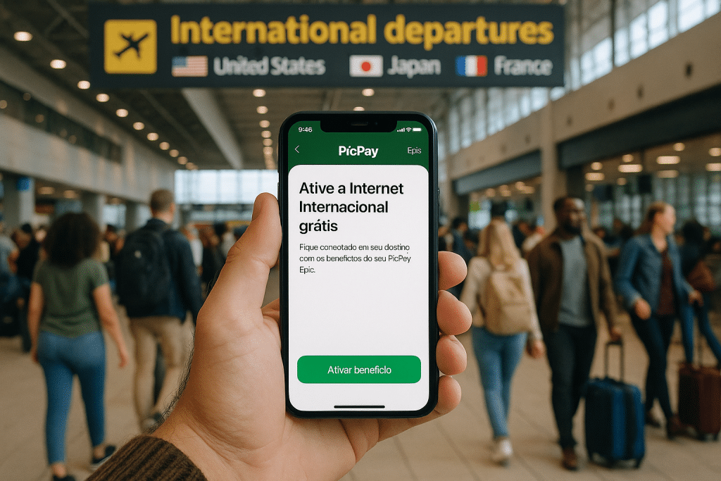 Internet Grátis Internacional: Descubra o PicPay Epic