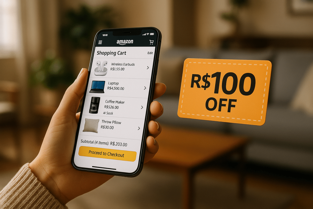 Cupom Amazon 100 Off 12Mar26: Economize nas Compras!