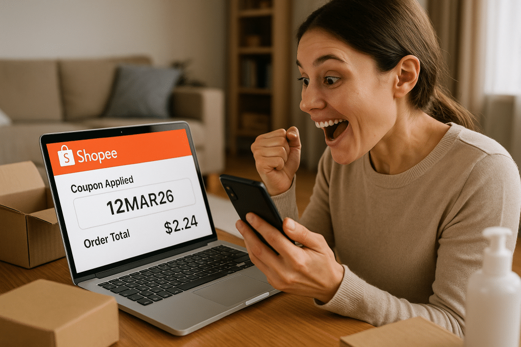 Cupom Shopee: Economize até 90% em Compras Online